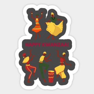 Happy Kwanzaa! Sticker